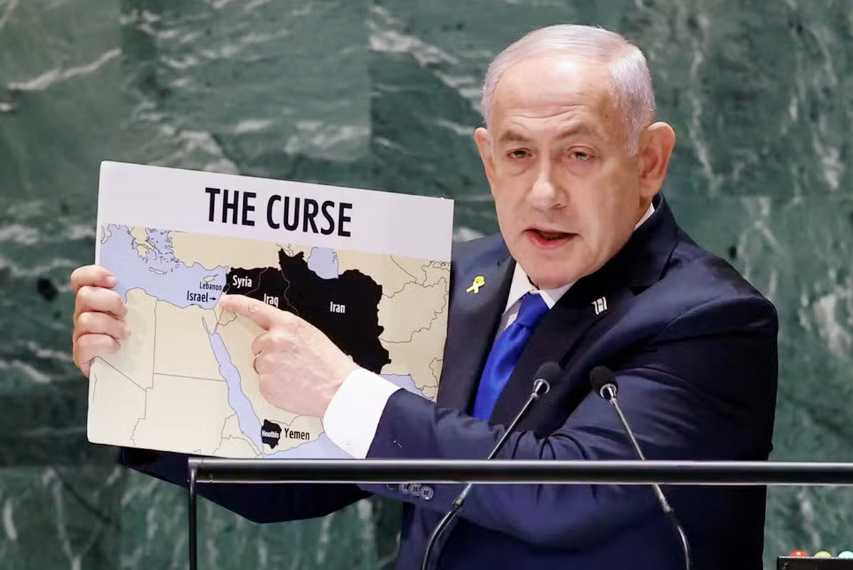 Assembleia na ONU esvazia durante fala de Benjamin Netanyahu