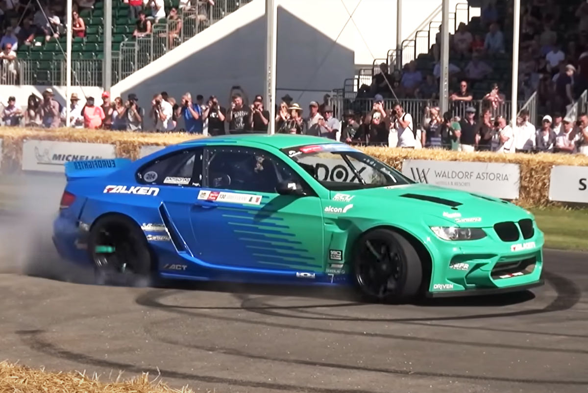 Goodwood Festival: Carros de Drift em super manobras radicais