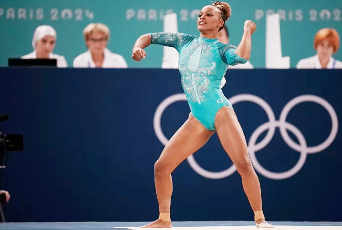 Rebeca Andrade faz história com medalha de ouro nas Olimpíadas de Paris 2024