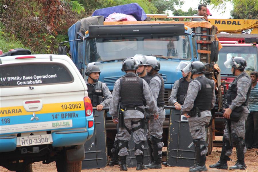 Violência policial contra acampamento do MST no Mato Grosso do Sul